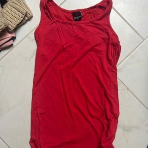 Red sports dress